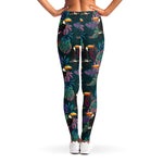 Exotic Tropical Toucan Pattern Print Women's Leggings