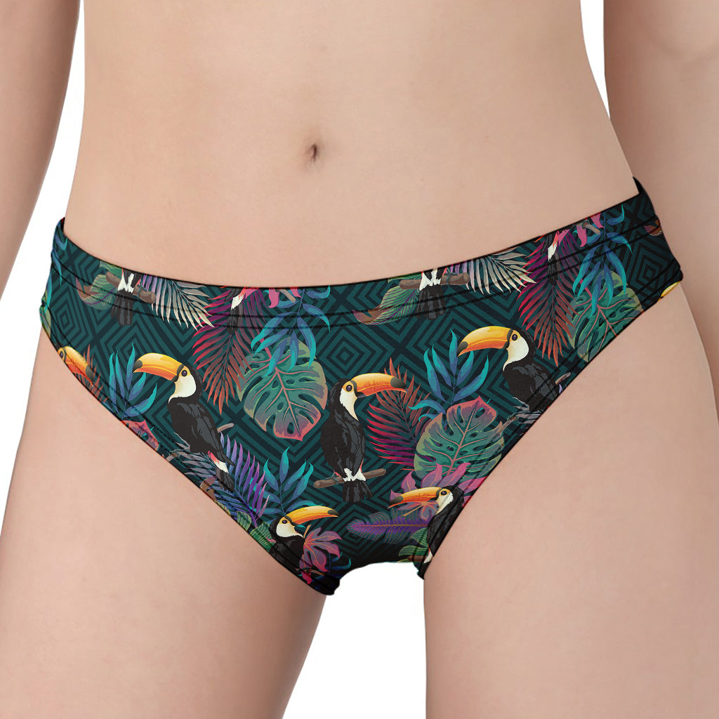 Exotic Tropical Toucan Pattern Print Women's Panties