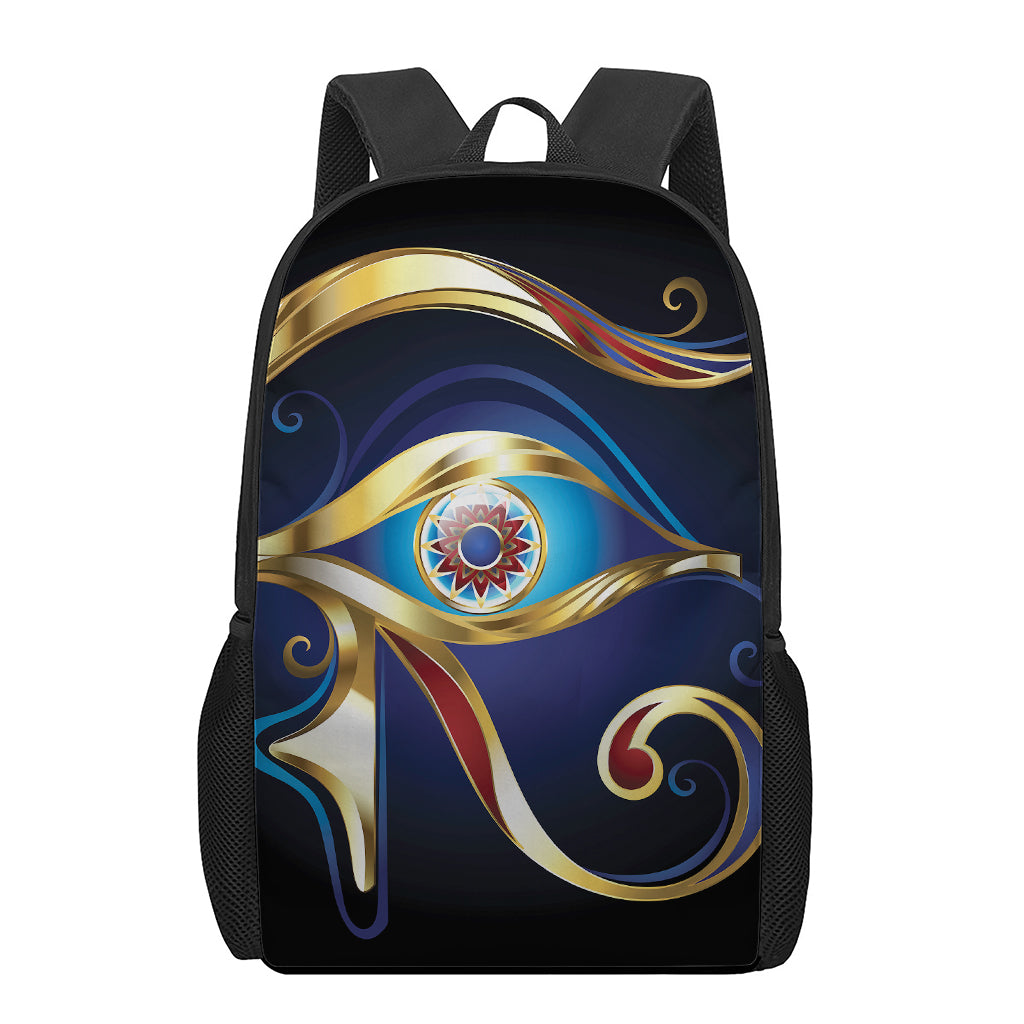 Eye Of Horus Amulet Print 17 Inch Backpack