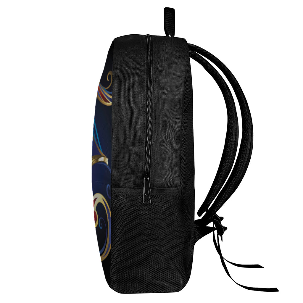 Eye Of Horus Amulet Print 17 Inch Backpack