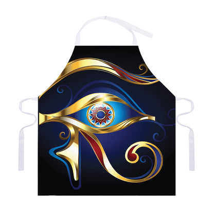 Eye Of Horus Amulet Print Adjustable Apron