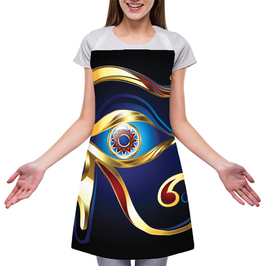 Eye Of Horus Amulet Print Adjustable Apron