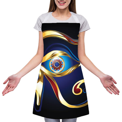Eye Of Horus Amulet Print Adjustable Apron