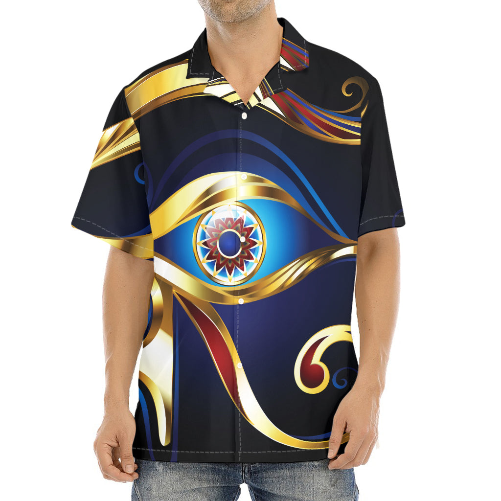 Eye Of Horus Amulet Print Aloha Shirt