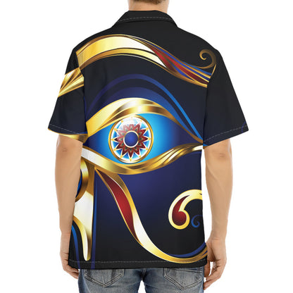 Eye Of Horus Amulet Print Aloha Shirt
