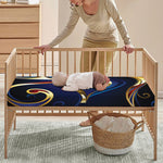Eye Of Horus Amulet Print Baby Crib Sheet