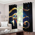 Eye Of Horus Amulet Print Dimout Grommet Curtains