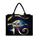 Eye Of Horus Amulet Print Canvas Tote Bag