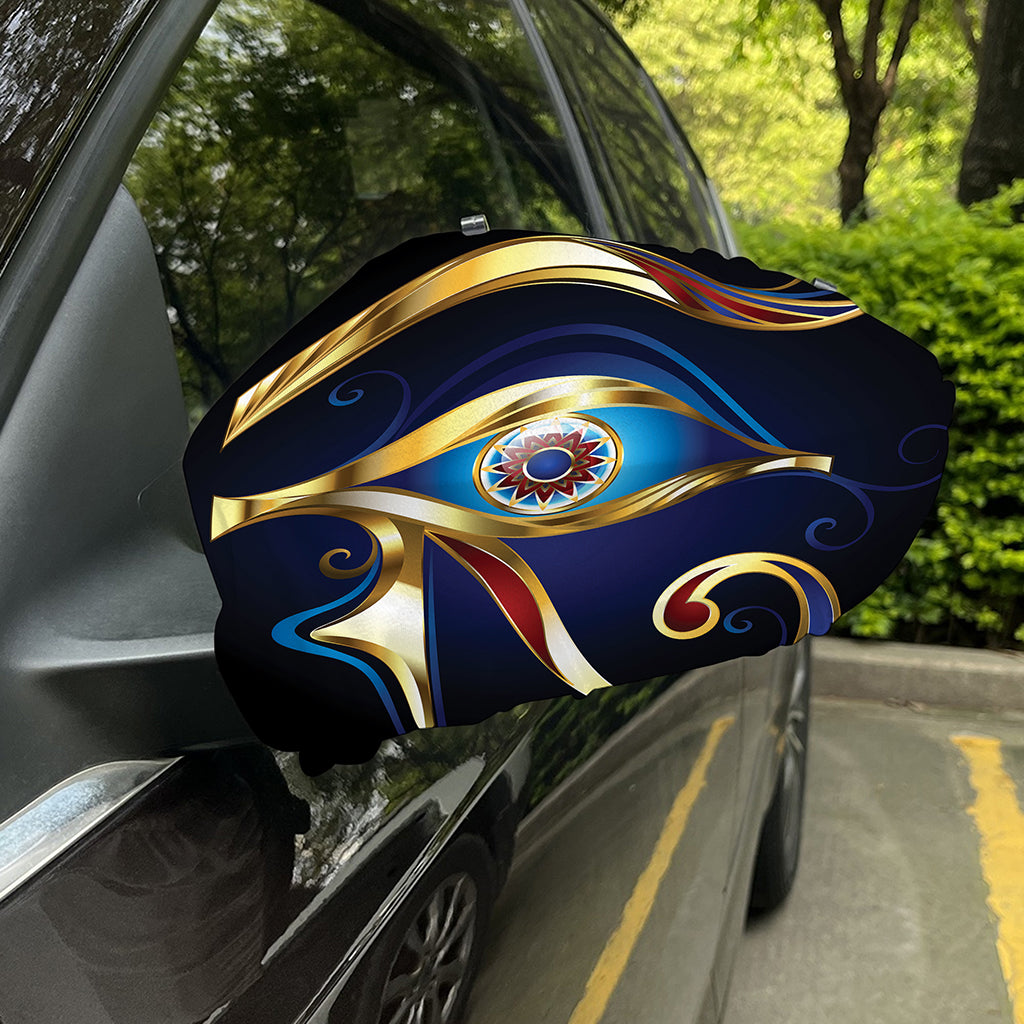 Eye Of Horus Amulet Print Car Side Mirror Covers