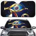 Eye Of Horus Amulet Print Car Windshield Sun Shade