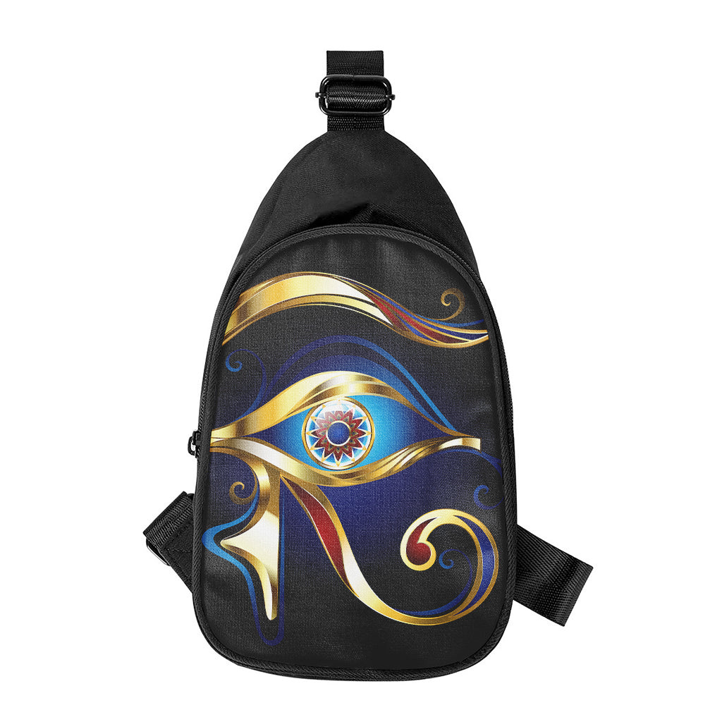 Eye Of Horus Amulet Print Chest Bag