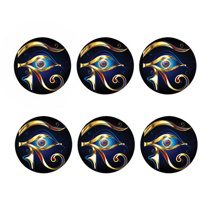 Eye Of Horus Amulet Print Coaster Set