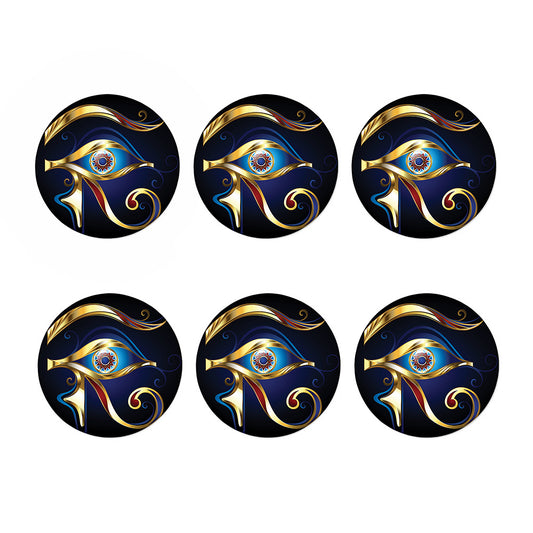 Eye Of Horus Amulet Print Coaster Set