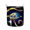 Eye Of Horus Amulet Print Collapsible Laundry Basket