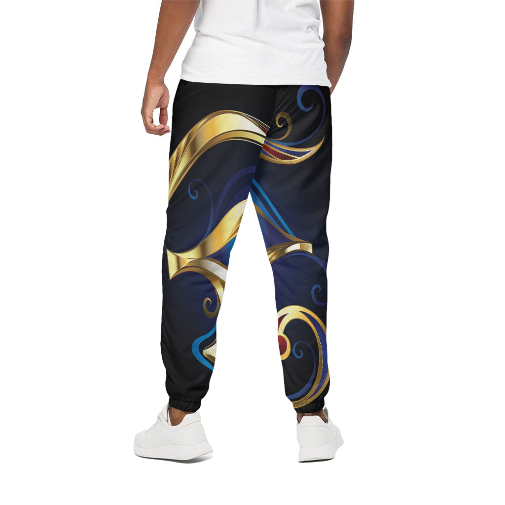 Eye Of Horus Amulet Print Cotton Pants