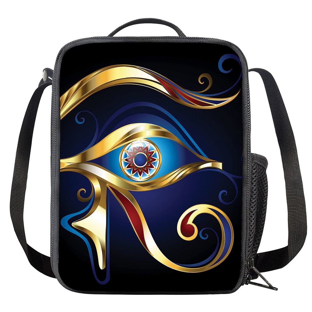 Eye Of Horus Amulet Print Crossbody Lunch Bag