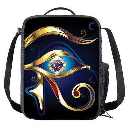 Eye Of Horus Amulet Print Crossbody Lunch Bag