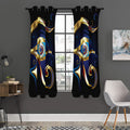 Eye Of Horus Amulet Print Grommet Curtain Panels