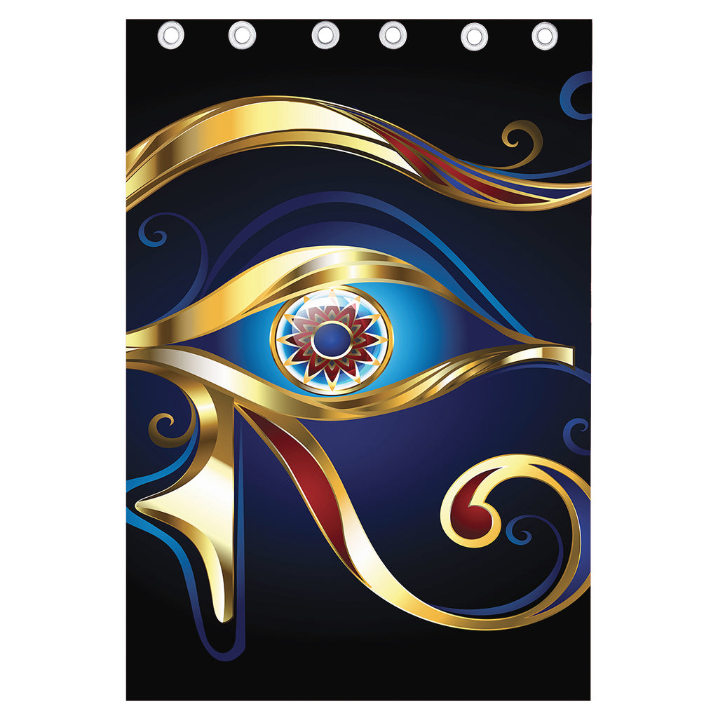 Eye Of Horus Amulet Print Curtain