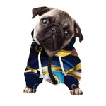 Eye Of Horus Amulet Print Dog Zip Up Hoodie