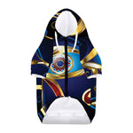 Eye Of Horus Amulet Print Dog Zip Up Hoodie
