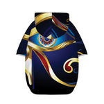 Eye Of Horus Amulet Print Dog Zip Up Hoodie