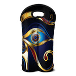 Eye Of Horus Amulet Print Double Neoprene Wine Tote
