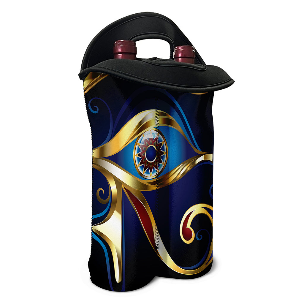 Eye Of Horus Amulet Print Double Neoprene Wine Tote
