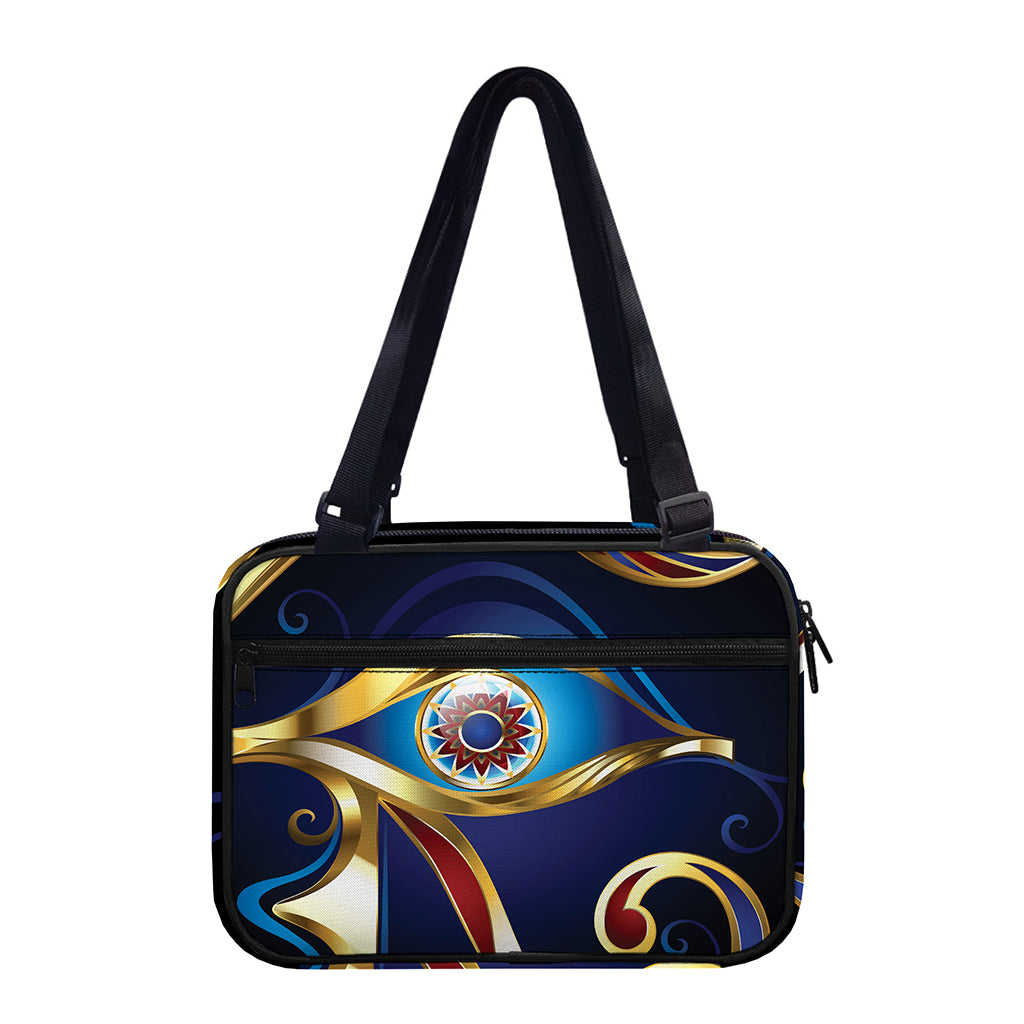 Eye Of Horus Amulet Print Double Strap Bible Bag