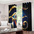 Eye Of Horus Amulet Print Extra Wide Grommet Curtains