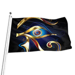 Eye Of Horus Amulet Print Flag