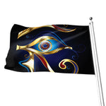 Eye Of Horus Amulet Print Flag