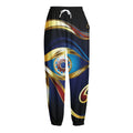 Eye Of Horus Amulet Print Fleece Lined Knit Pants