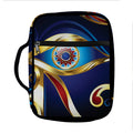 Eye Of Horus Amulet Print Front Pocket Bible Bag