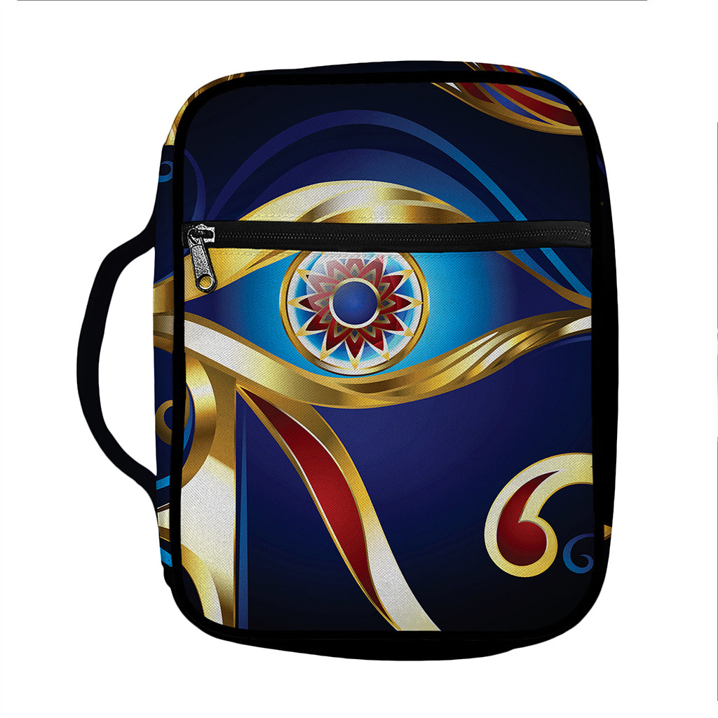 Eye Of Horus Amulet Print Front Pocket Bible Bag
