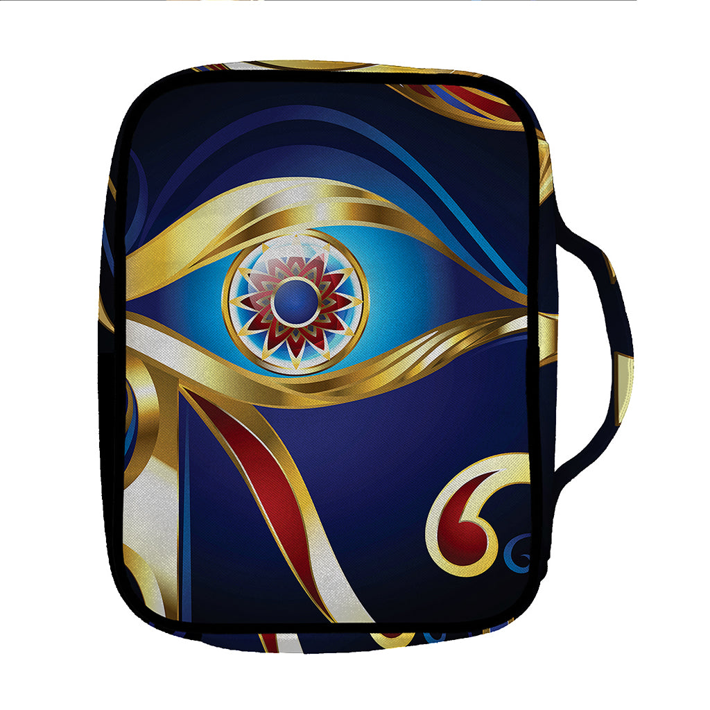 Eye Of Horus Amulet Print Front Pocket Bible Bag