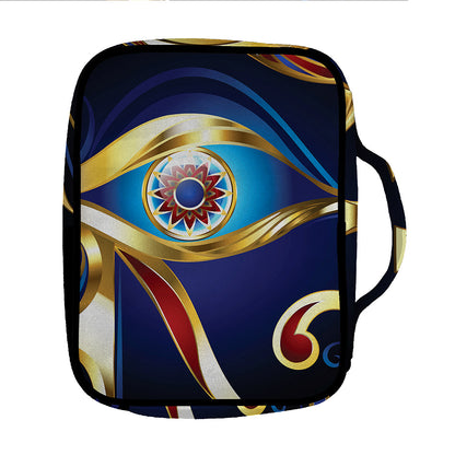 Eye Of Horus Amulet Print Front Pocket Bible Bag