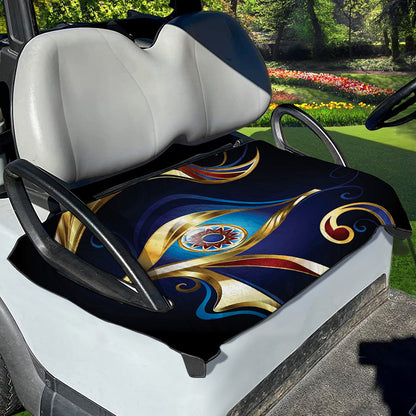 Eye Of Horus Amulet Print Golf Cart Seat Cover