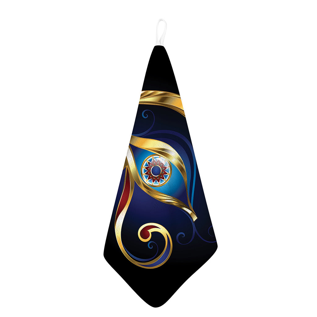 Eye Of Horus Amulet Print Hand Towel
