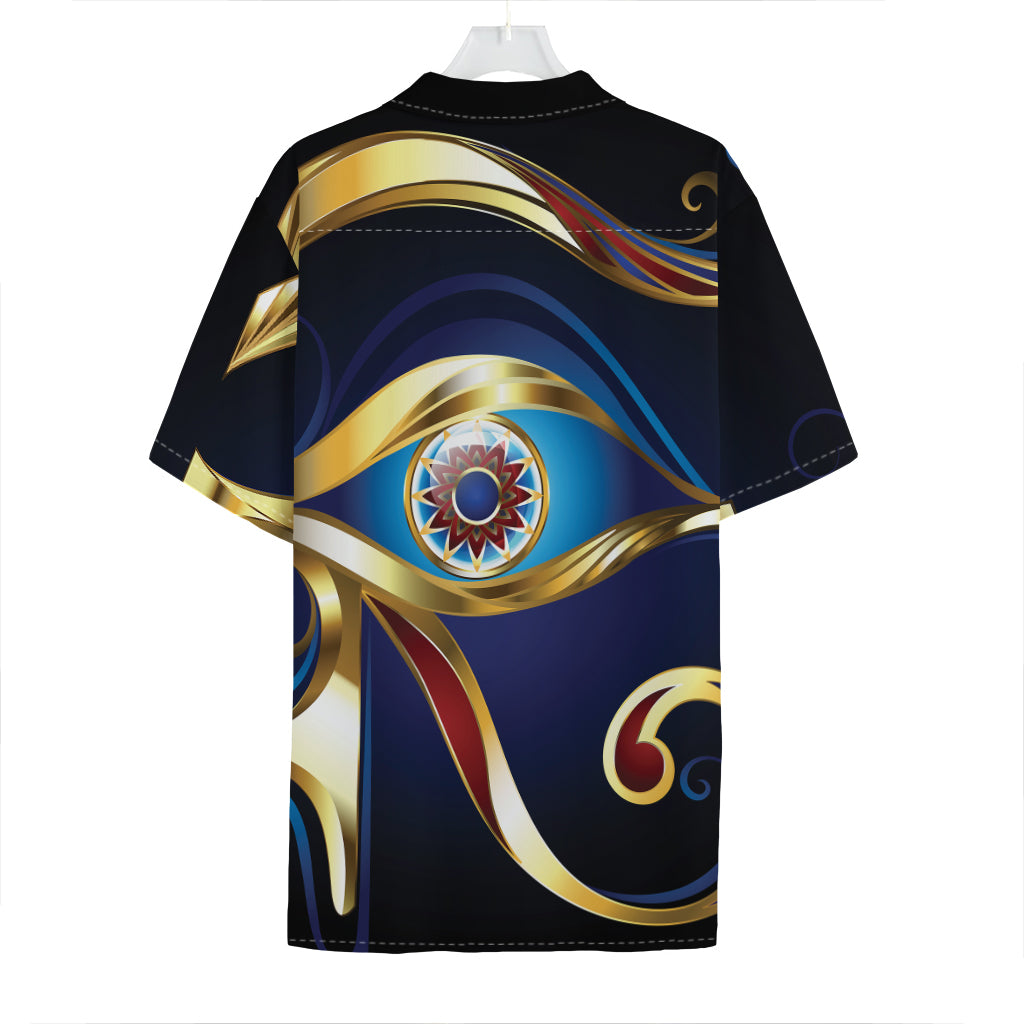 Eye Of Horus Amulet Print Hawaiian Shirt