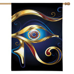 Eye Of Horus Amulet Print House Flag