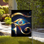 Eye Of Horus Amulet Print House Flag