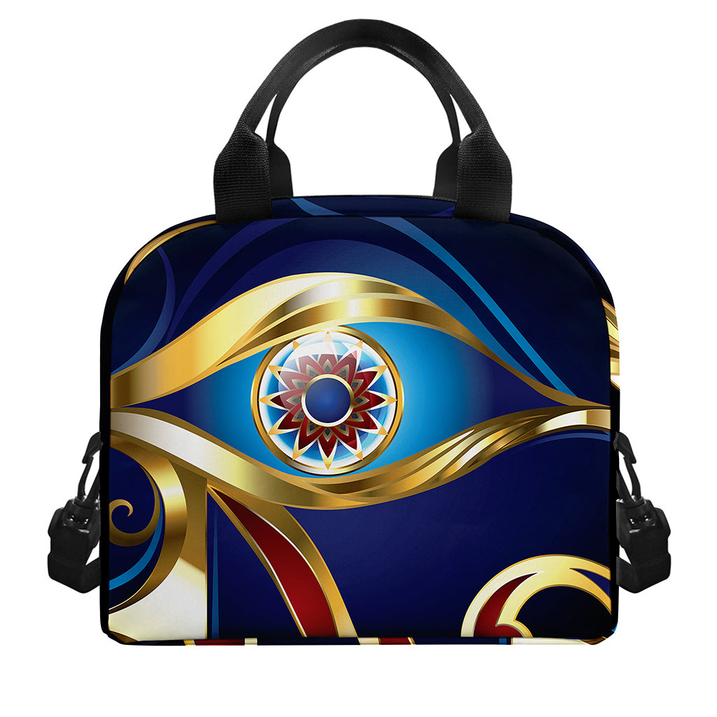 Eye Of Horus Amulet Print Insulated Lunch Bag