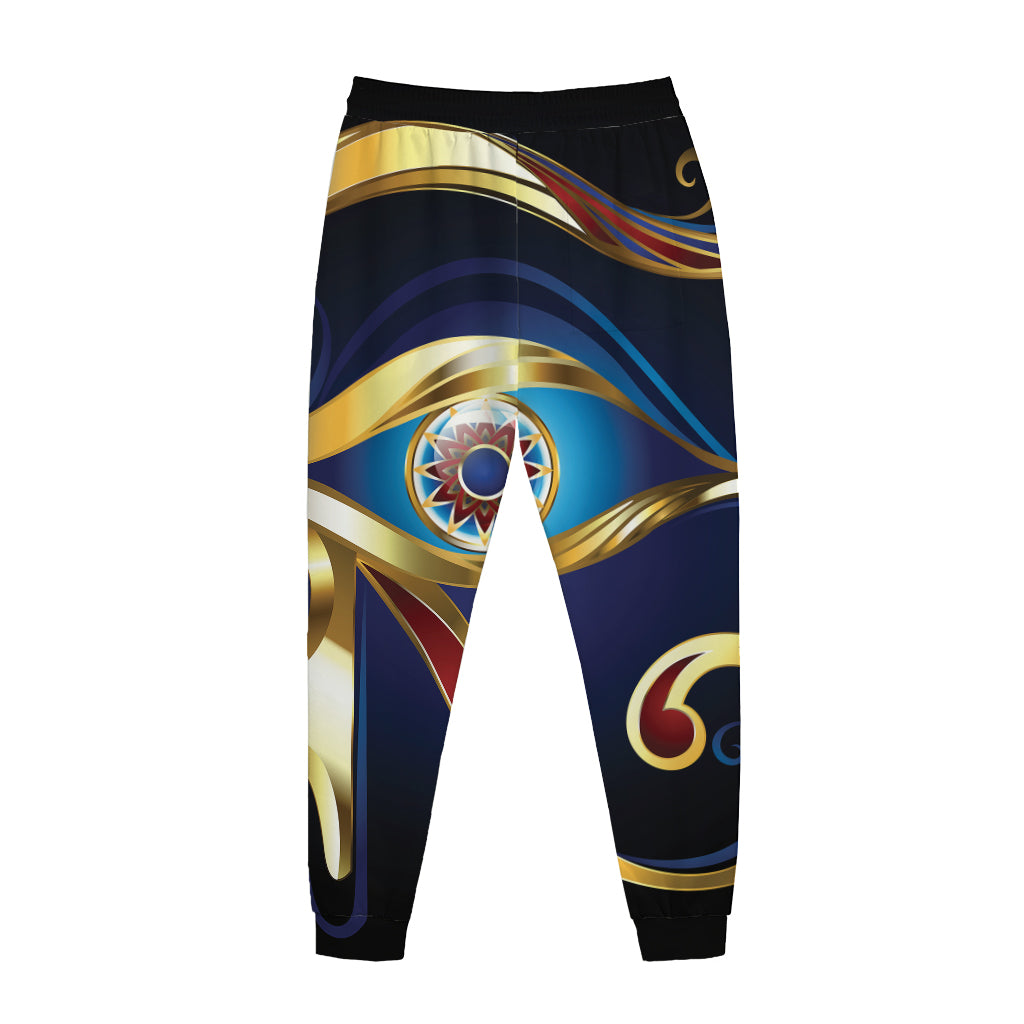 Eye Of Horus Amulet Print Jogger Pants