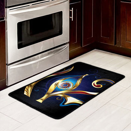 Eye Of Horus Amulet Print Kitchen Mat