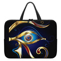 Eye Of Horus Amulet Print Laptop Sleeve With Handle