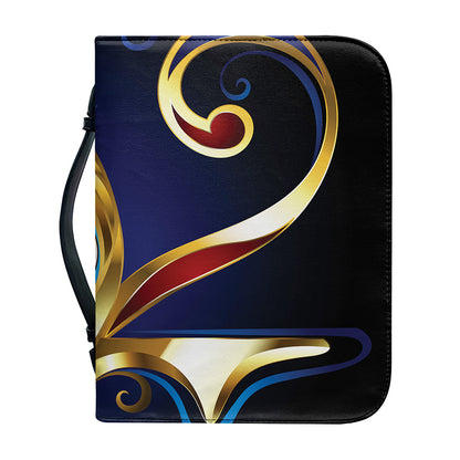 Eye Of Horus Amulet Print Leather Bible Cover