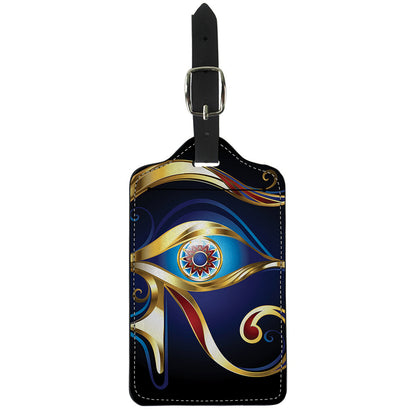 Eye Of Horus Amulet Print Luggage Tag