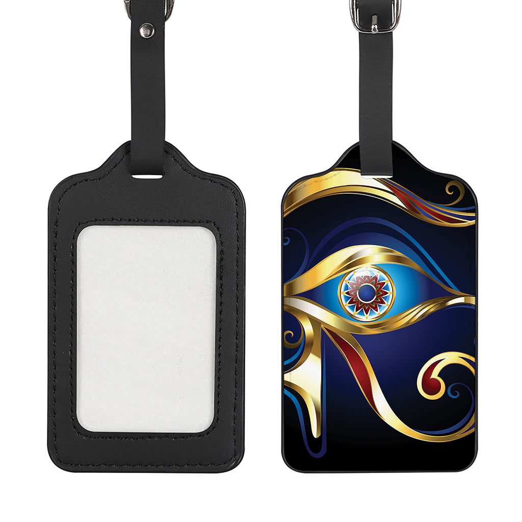 Eye Of Horus Amulet Print Luggage Tag