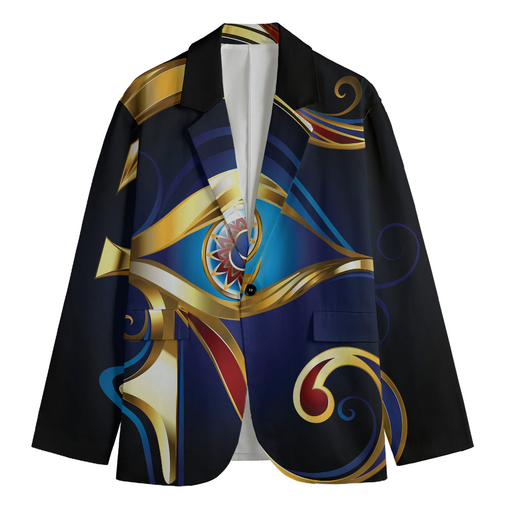 Eye Of Horus Amulet Print Men's Blazer